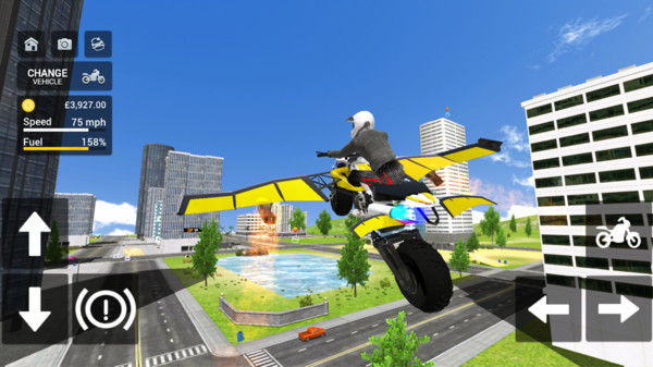 飞翔摩托模拟器手游下载
