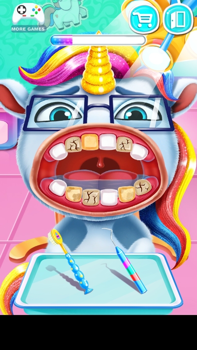 独角兽牙科手术游戏