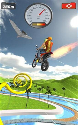 坡道摩托车跳跃游戏中文版2021下载