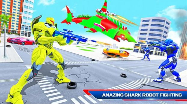 鲨鱼机器人汽车改造最新游戏下载-鲨鱼机器人汽车改造安卓版下载