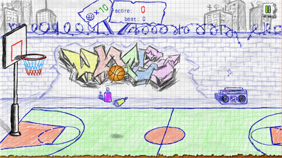 涂鸦篮球游戏手机版下载-涂鸦篮球最新版下载