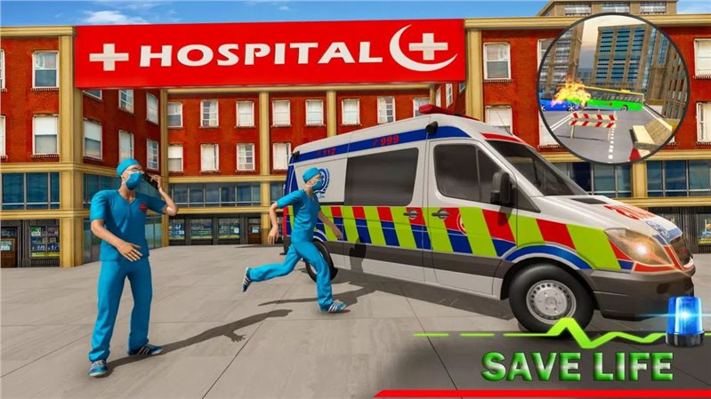 城市急救车模拟器免费中文下载-城市急救车模拟器手游免费下载