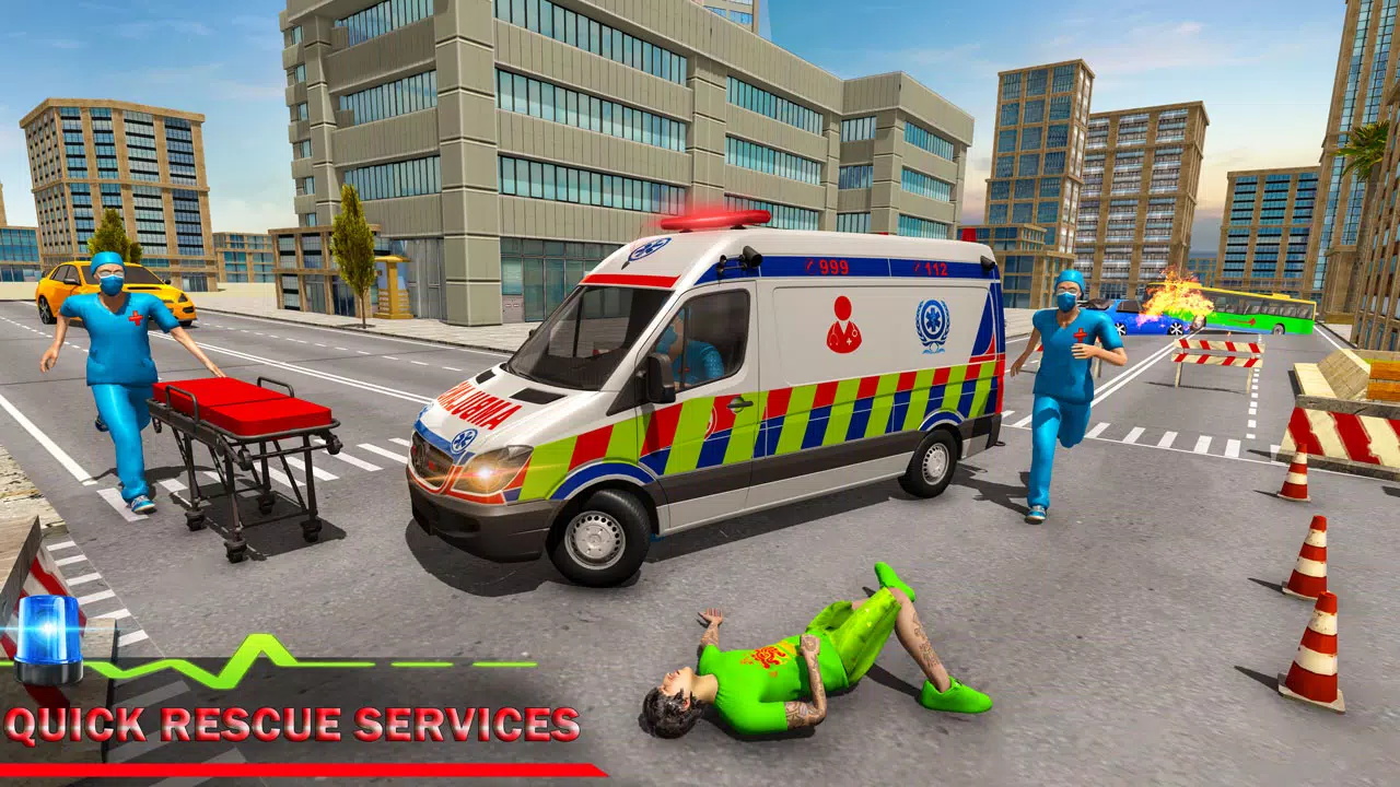 城市急救车模拟器游戏安卓版下载2022最新版-城市急救车模拟器游戏安卓版无广告手机版下载